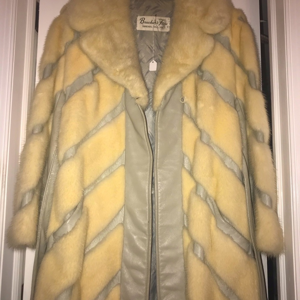 Mink-leather coat